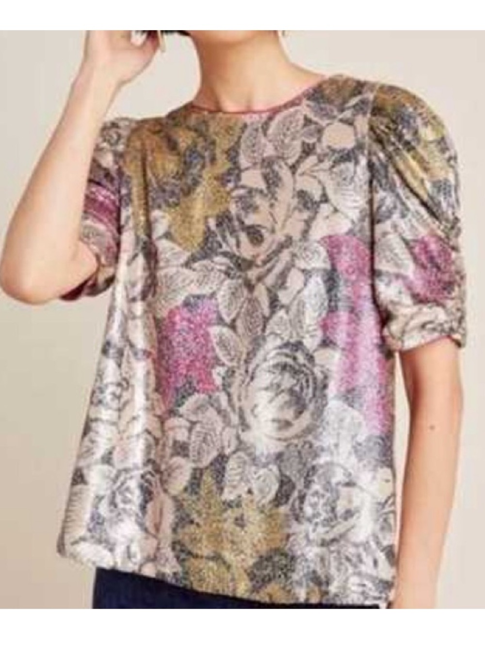 Anthropologie Marie Sequin Top NWOT